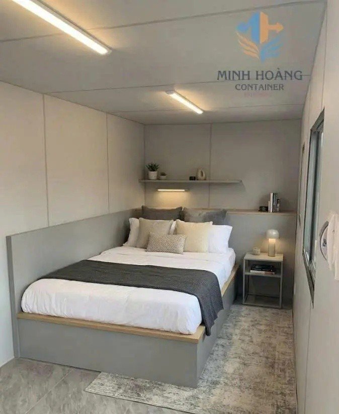 Container Văn Phòng 20 Feet Xám Có Ngoại Nội Thất